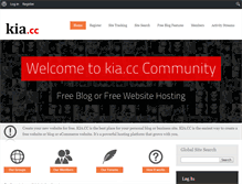 Tablet Screenshot of kia.cc